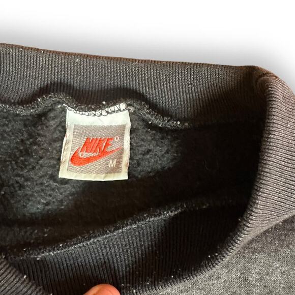 Rare VTG 90s Michael Jordan Sweatshirt M Black Nike Made In USA Vintage M - Picture 6 of 9